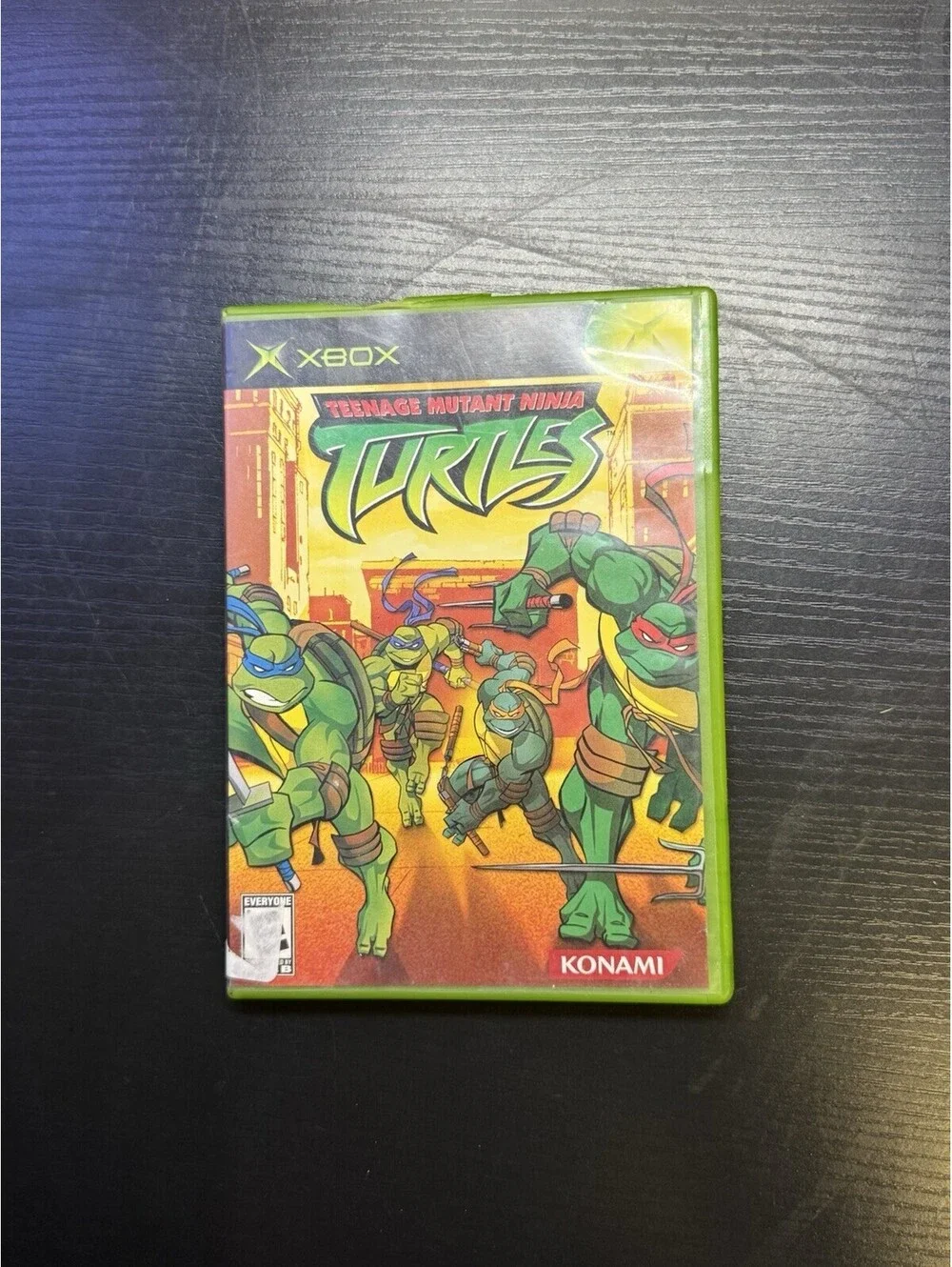 Teenage Mutant Ninja Turtles Original Xbox Game Disc & Case Konami TMNT